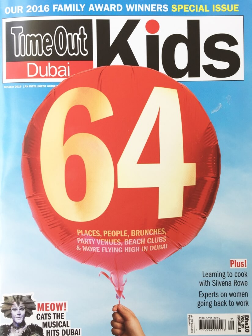 House of Hawkes featured in Time Out Kids Dubai