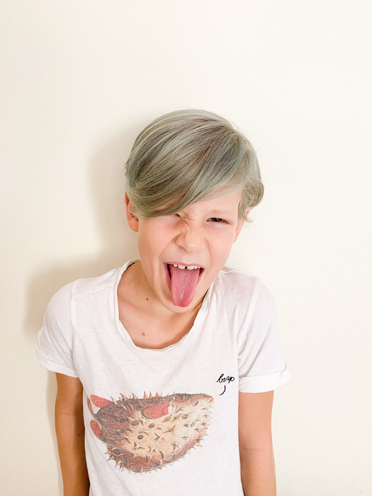 Blue hair